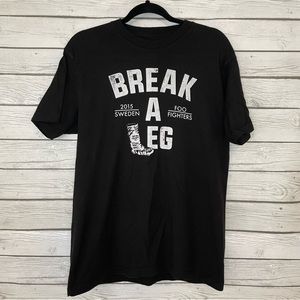 Foo Fighters Break a Leg 2015 Sweden Shirt